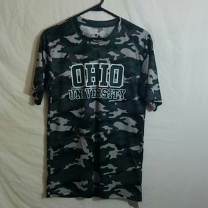 Ohio University Camo T Shirt Size Small